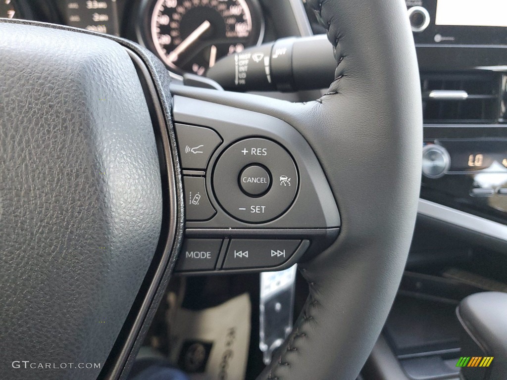 2021 Toyota Camry SE Black Steering Wheel Photo #141742763