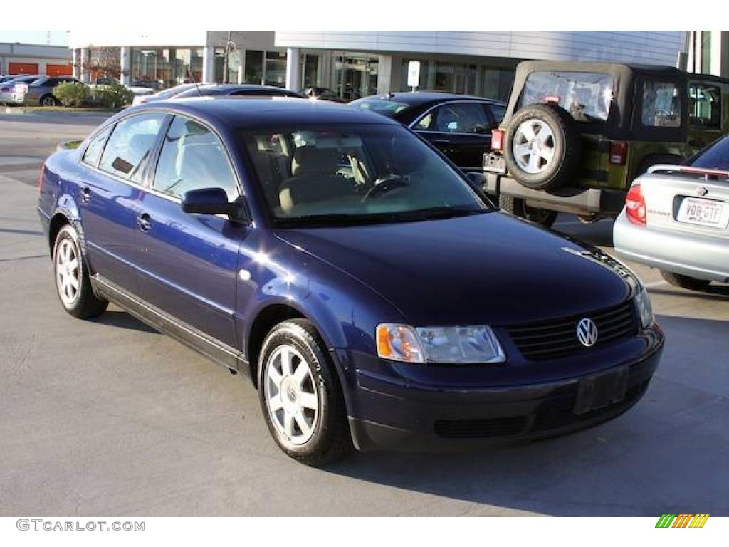 2000 Passat GLS 1.8T Sedan - Indigo Blue Pearl Metallic / Grey photo #23