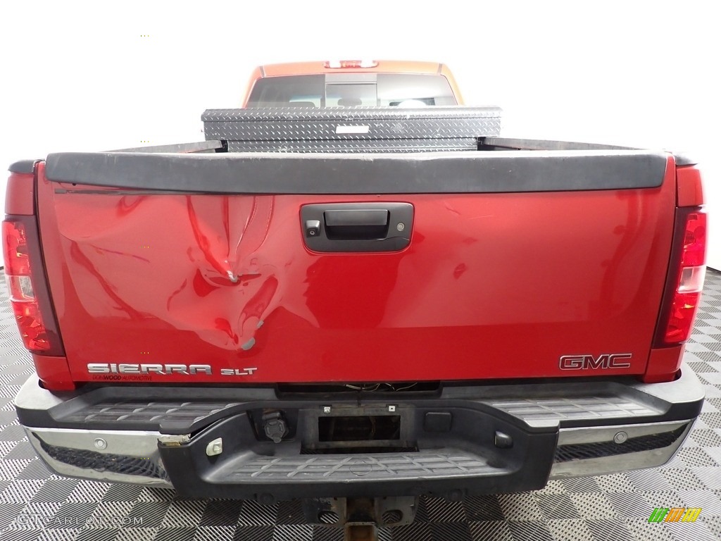 2014 Sierra 3500HD SLT Crew Cab 4x4 Dually - Fire Red / Ebony photo #12