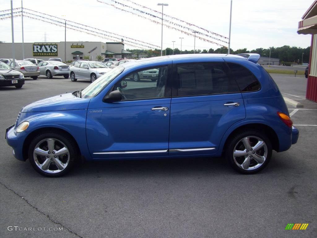 2004 PT Cruiser GT - Electric Blue Pearlcoat / Dark Slate Gray photo #2