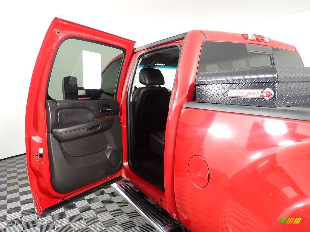 2014 Sierra 3500HD SLT Crew Cab 4x4 Dually - Fire Red / Ebony photo #24