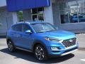 Aqua Blue 2020 Hyundai Tucson Sport AWD