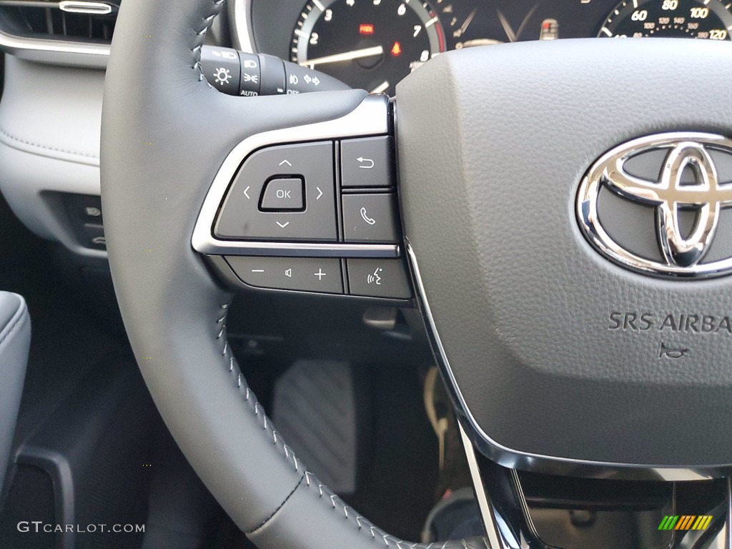 2021 Toyota Highlander XLE Graphite Steering Wheel Photo #141743945