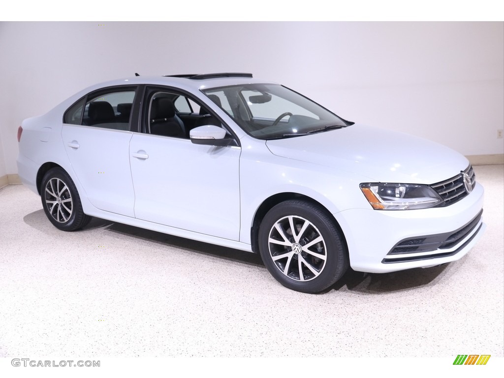 2018 Jetta SE - White Silver Metallic / Titan Black photo #1