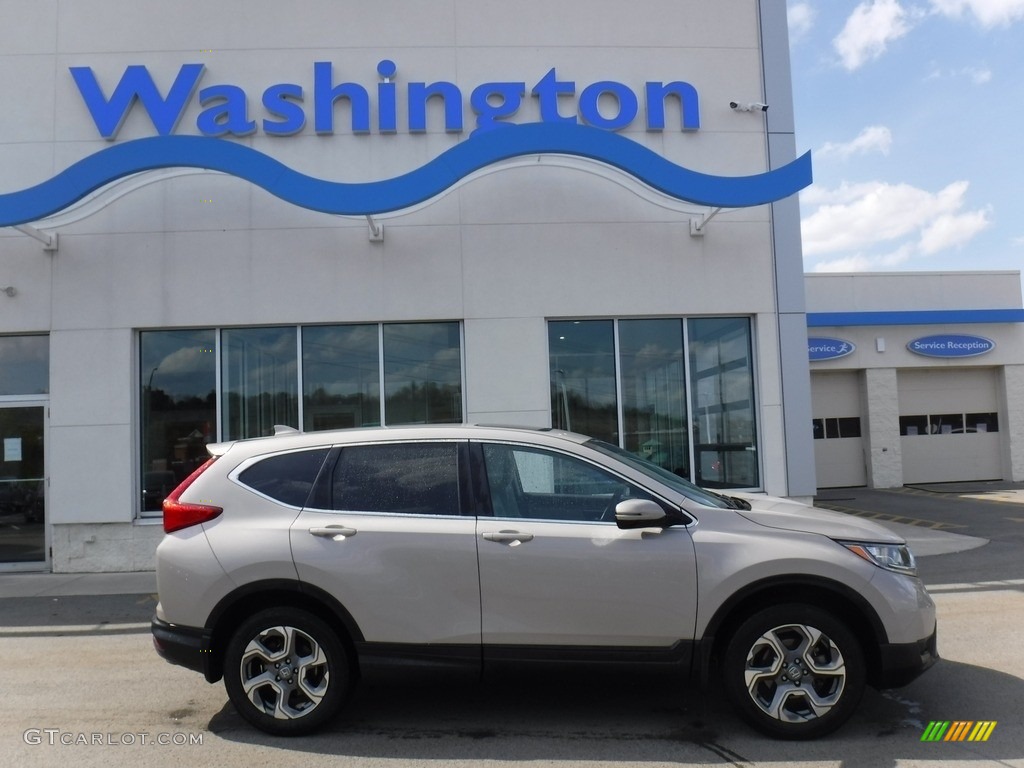 2019 CR-V EX AWD - Sandstorm Metallic / Ivory photo #2