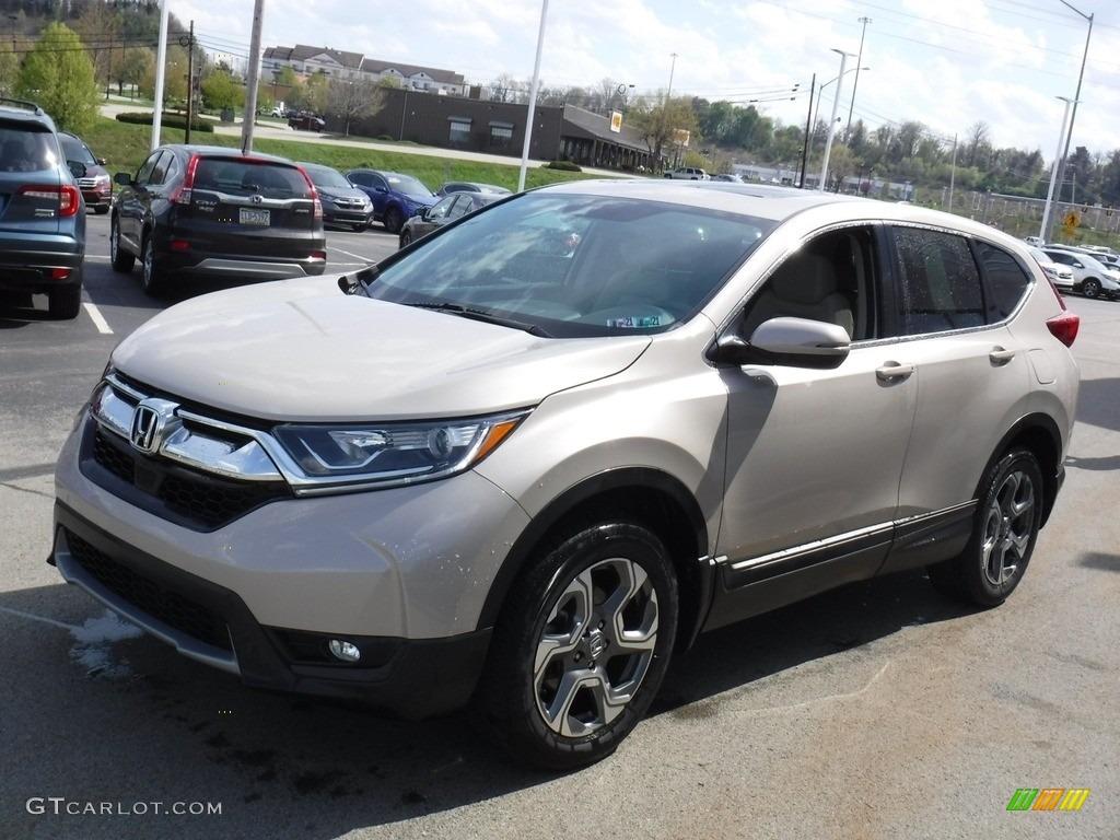 2019 CR-V EX AWD - Sandstorm Metallic / Ivory photo #6