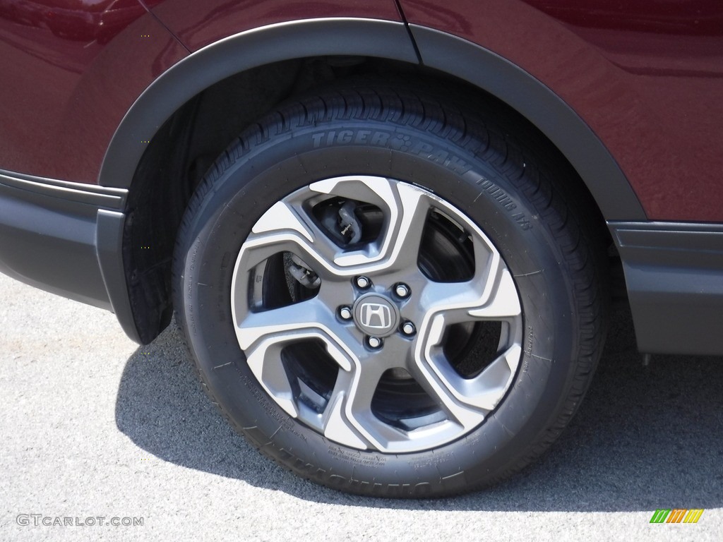 2019 CR-V EX AWD - Basque Red Pearl II / Gray photo #3
