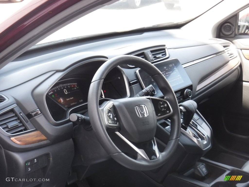 2019 CR-V EX AWD - Basque Red Pearl II / Gray photo #14