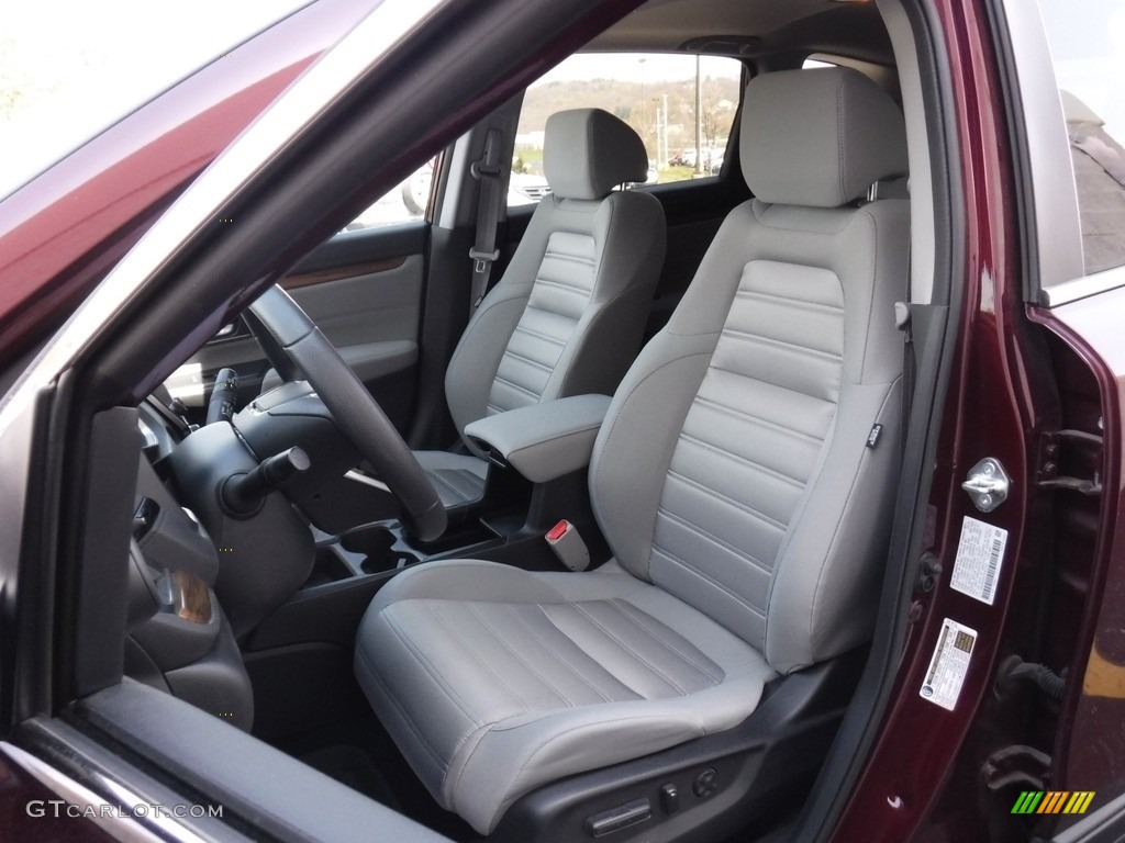 2019 CR-V EX AWD - Basque Red Pearl II / Gray photo #16
