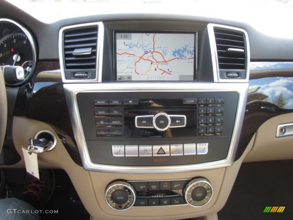 2014 ML 350 4Matic - Lunar Blue Metallic / Almond Beige photo #15