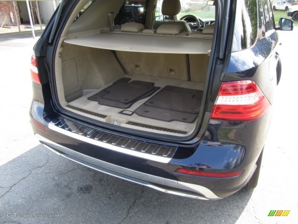 2014 ML 350 4Matic - Lunar Blue Metallic / Almond Beige photo #20