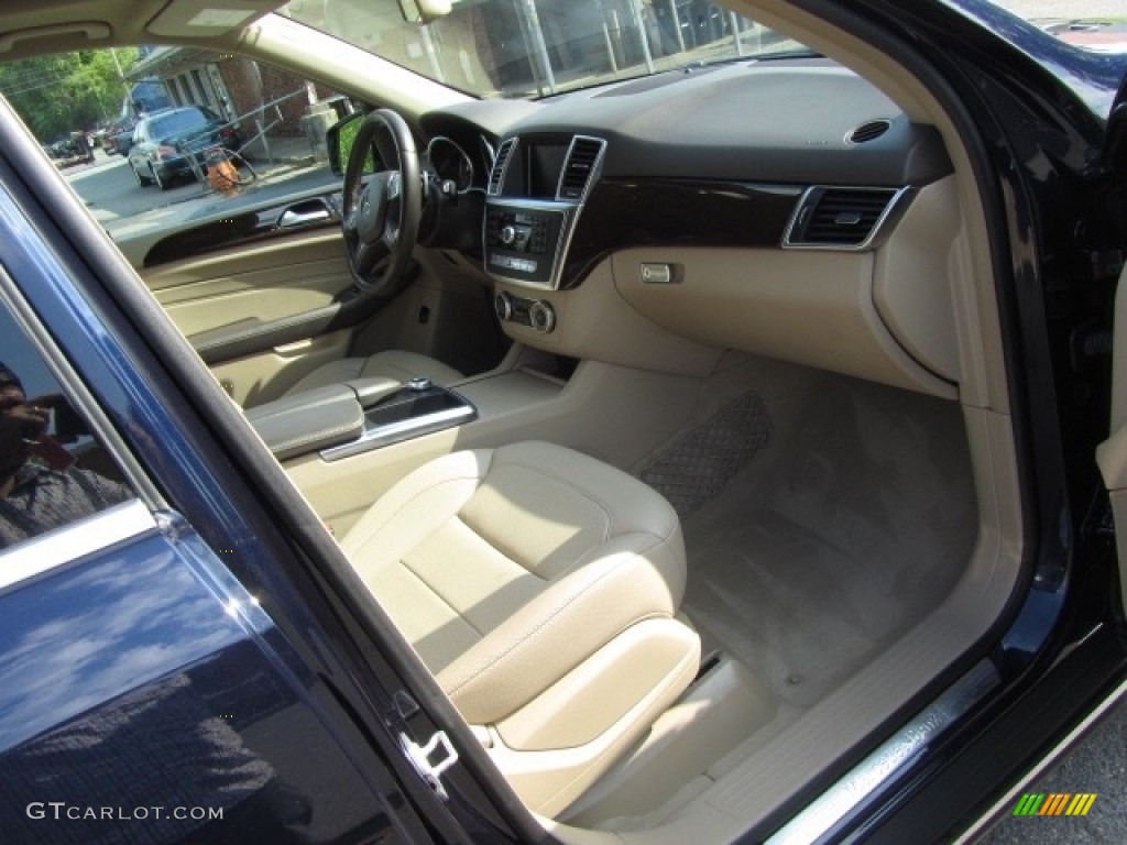 2014 ML 350 4Matic - Lunar Blue Metallic / Almond Beige photo #21