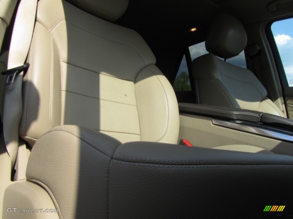 2014 ML 350 4Matic - Lunar Blue Metallic / Almond Beige photo #22