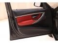 2018 BMW 3 Series Coral Red Interior Door Panel Photo