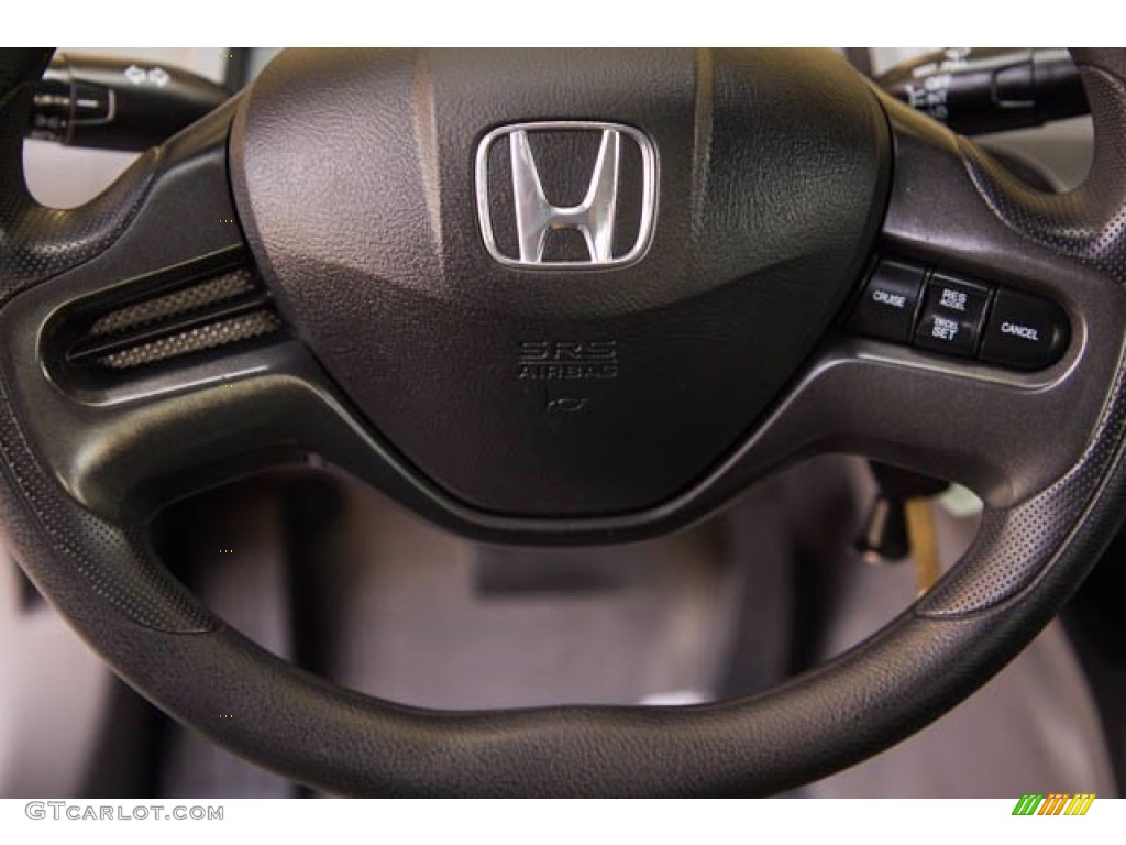 2008 Honda Civic DX Sedan Gray Steering Wheel Photo #141747155