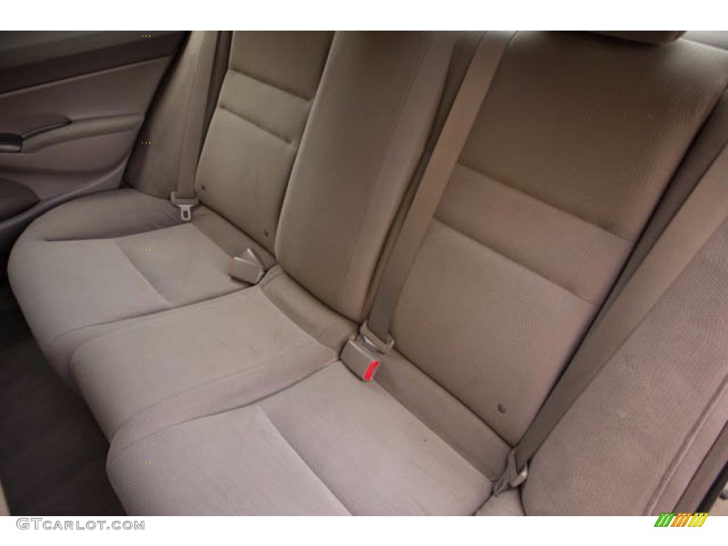 2008 Honda Civic DX Sedan Rear Seat Photos