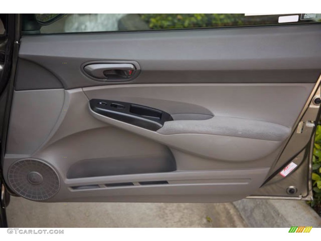 2008 Honda Civic DX Sedan Gray Door Panel Photo #141747368