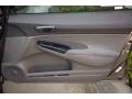 Gray 2008 Honda Civic DX Sedan Door Panel