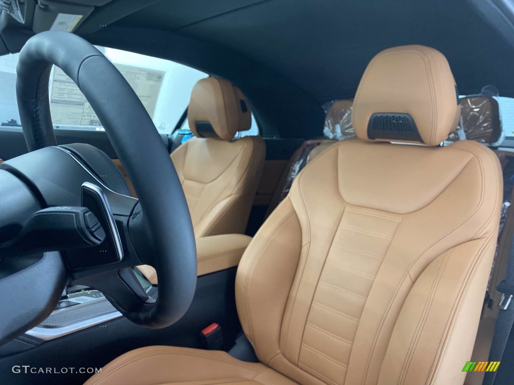 Cognac Interior 2021 BMW 4 Series M440i Convertible Photo #141747542