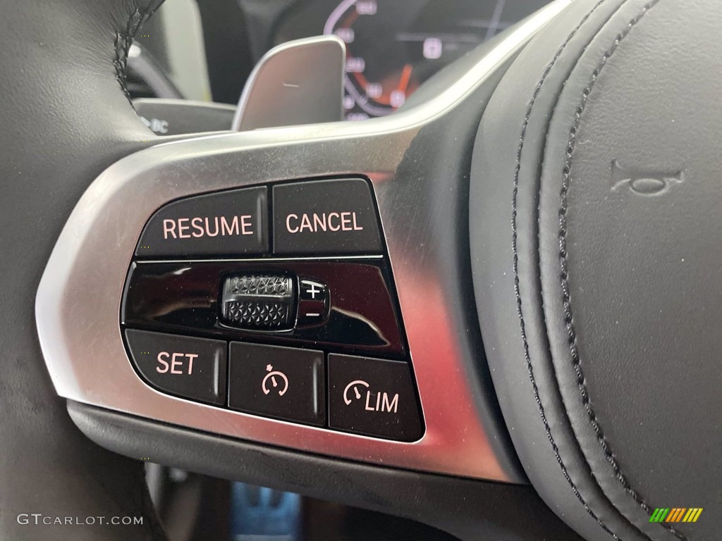 2021 BMW 4 Series M440i Convertible Cognac Steering Wheel Photo #141747572