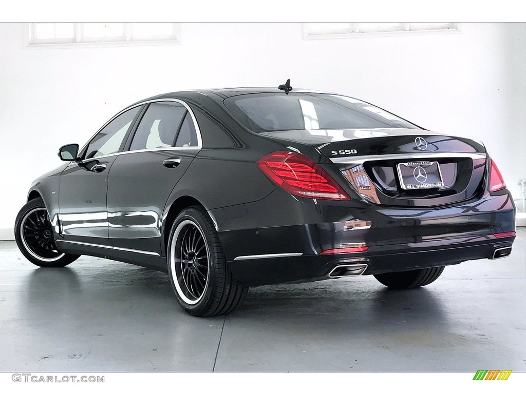 designo Mocha Black 2014 Mercedes-Benz S 550 Sedan Exterior Photo #141747893