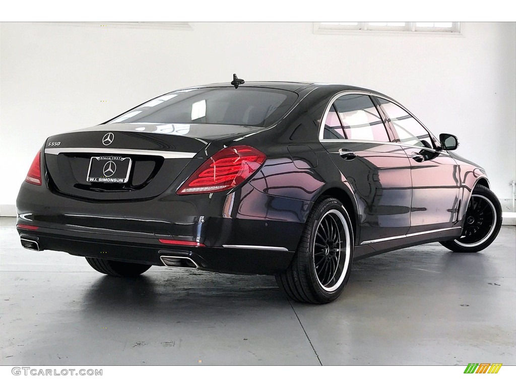2014 S 550 Sedan - designo Mocha Black / Nut Brown/Black photo #13
