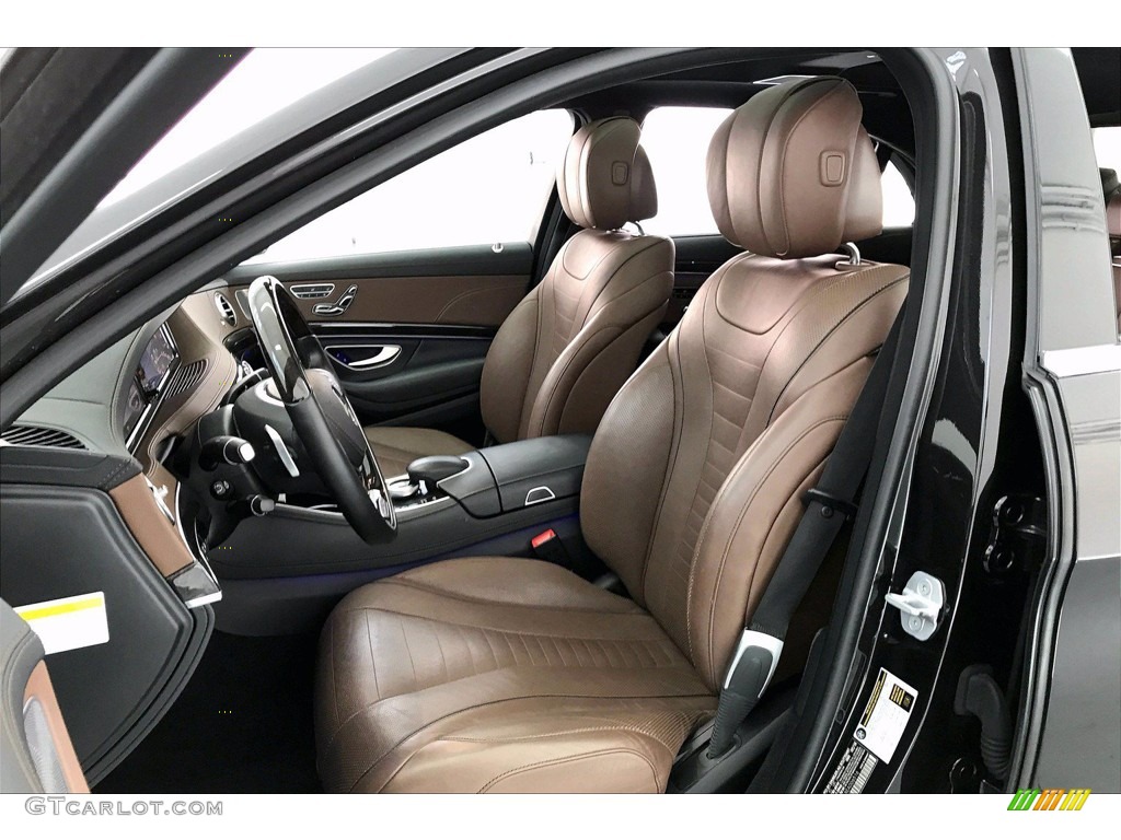 Nut Brown/Black Interior 2014 Mercedes-Benz S 550 Sedan Photo #141747992