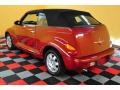 2005 Inferno Red Crystal Pearl Chrysler PT Cruiser Touring Convertible  photo #4