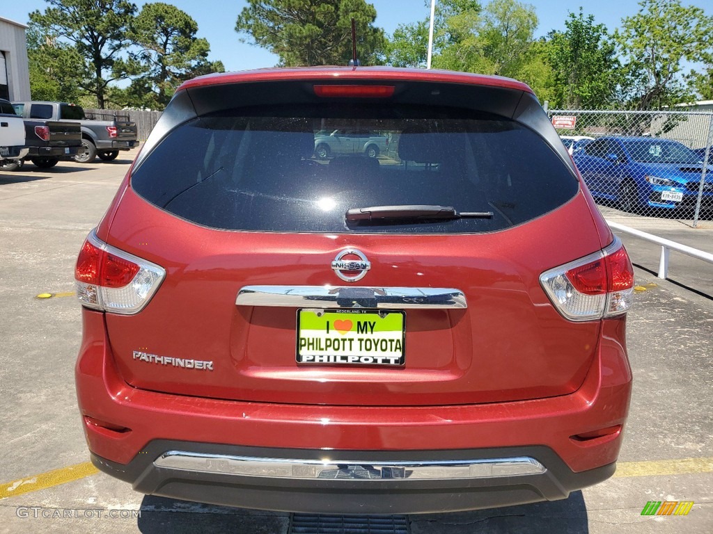 2014 Pathfinder S - Cayenne Red / Charcoal photo #5