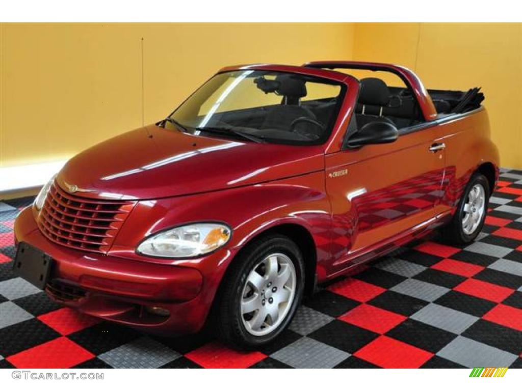 2005 PT Cruiser Touring Convertible - Inferno Red Crystal Pearl / Dark Slate Gray photo #7