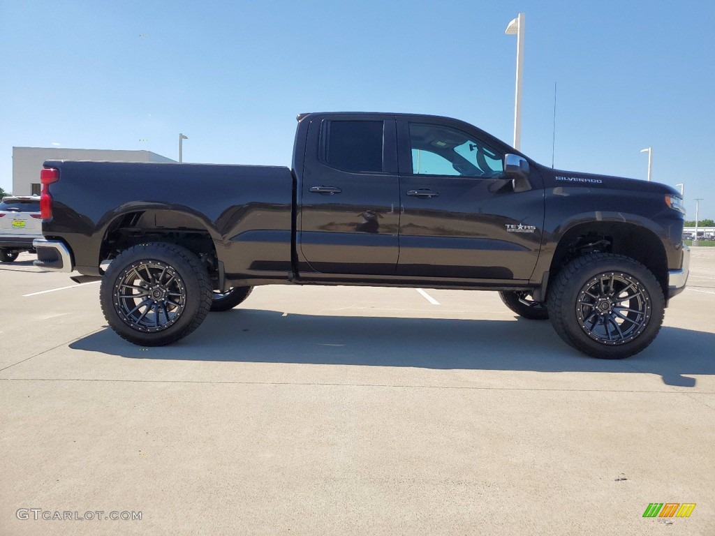 2019 Silverado 1500 LT Double Cab - Havana Brown Metallic / Jet Black photo #12