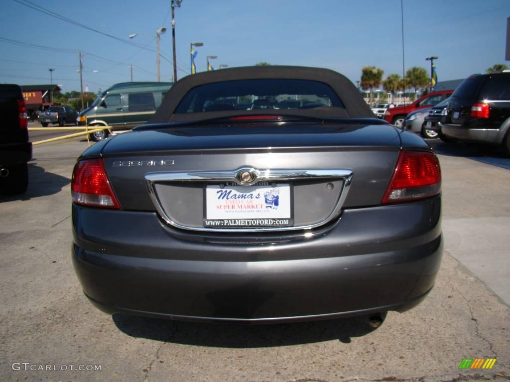 2005 Sebring Convertible - Graphite Metallic / Dark Slate Gray photo #7