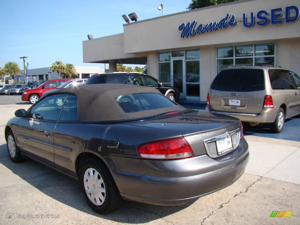 2005 Sebring Convertible - Graphite Metallic / Dark Slate Gray photo #8