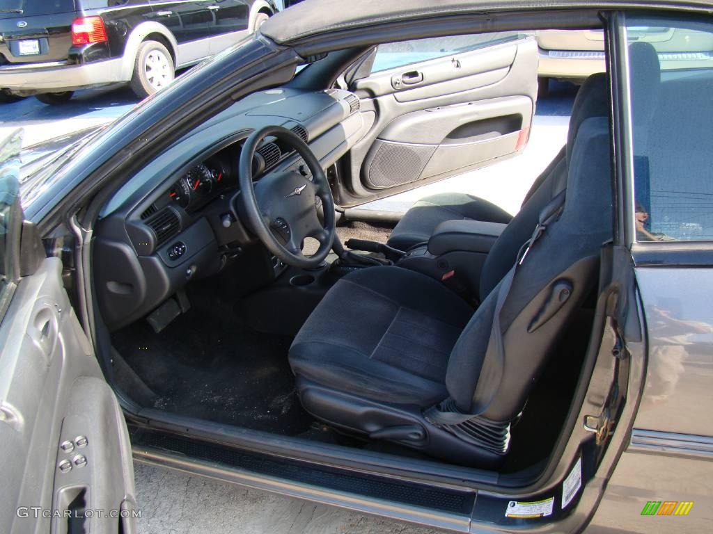 2005 Sebring Convertible - Graphite Metallic / Dark Slate Gray photo #9