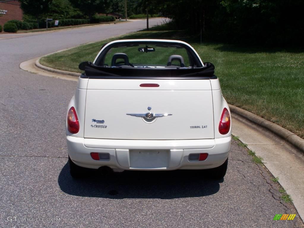 2007 PT Cruiser Touring Convertible - Cool Vanilla White / Pastel Slate Gray photo #4