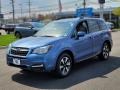 2018 Quartz Blue Pearl Subaru Forester 2.5i Premium  photo #1