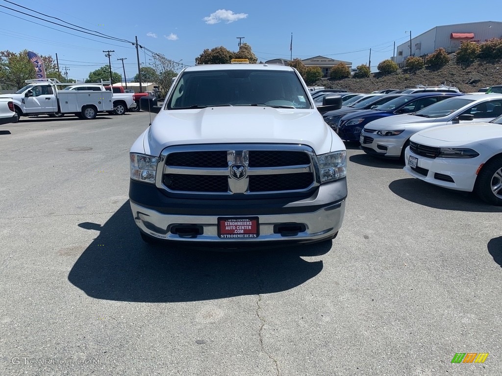 2015 1500 Tradesman Quad Cab 4x4 - Bright White / Black/Diesel Gray photo #9