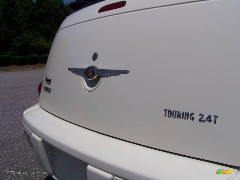 2007 PT Cruiser Touring Convertible - Cool Vanilla White / Pastel Slate Gray photo #12