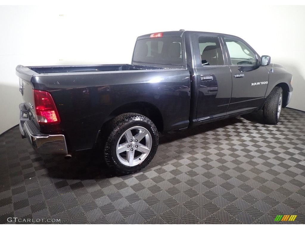 2011 Ram 1500 ST Quad Cab 4x4 - Brilliant Black Crystal Pearl / Dark Slate Gray/Medium Graystone photo #15