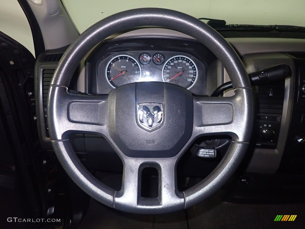 2011 Ram 1500 ST Quad Cab 4x4 - Brilliant Black Crystal Pearl / Dark Slate Gray/Medium Graystone photo #25