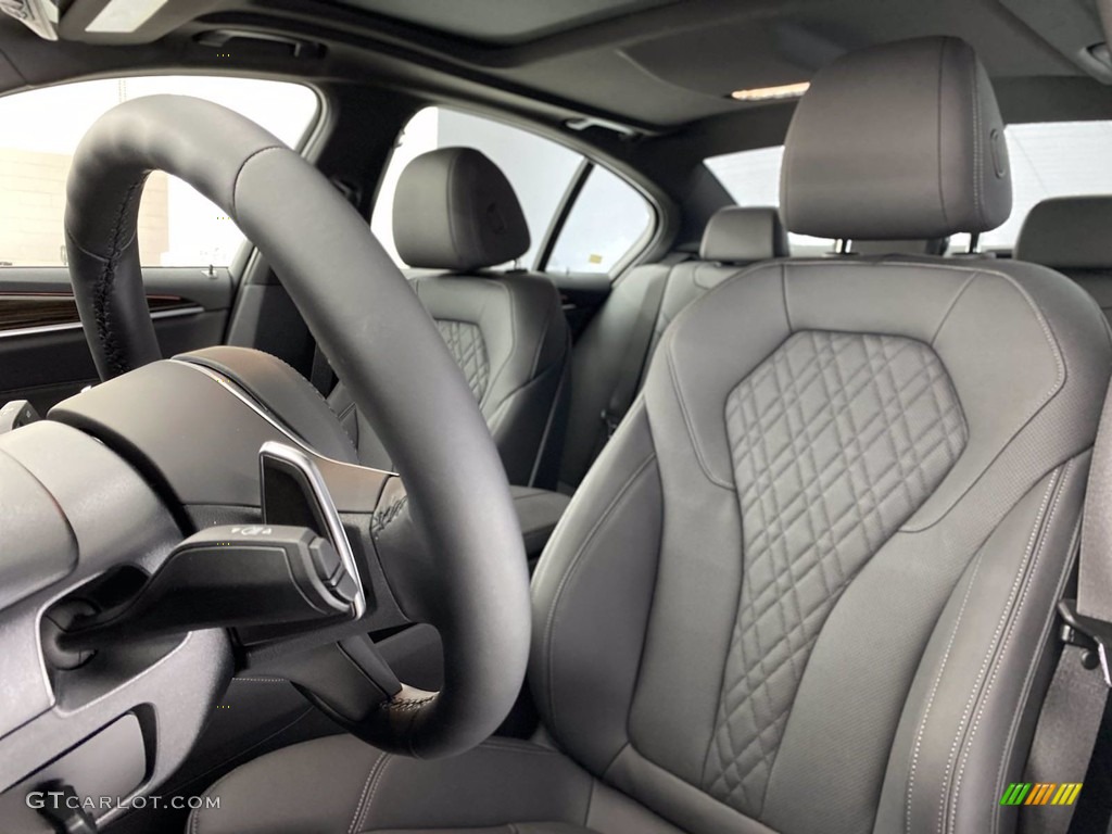 2021 5 Series 530i Sedan - Black Sapphire Metallic / Black photo #13