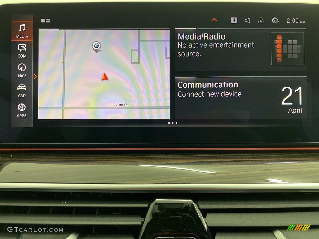 2021 5 Series 530i Sedan - Black Sapphire Metallic / Black photo #18