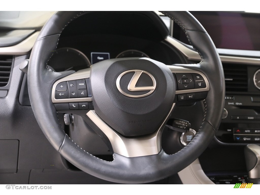 2016 Lexus RX 350 AWD Stratus Gray Steering Wheel Photo #141753477