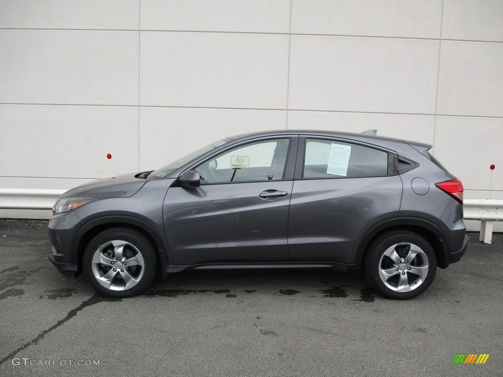 Modern Steel Metallic 2018 Honda HR-V LX AWD Exterior Photo #141753720