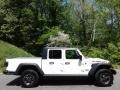 2021 Bright White Jeep Gladiator Rubicon 4x4  photo #5
