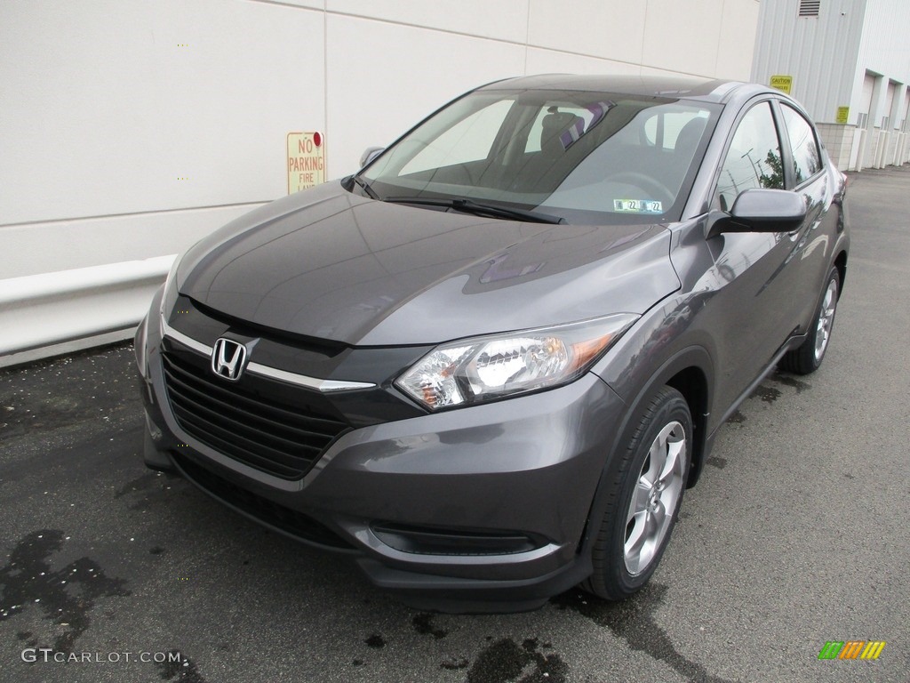 Modern Steel Metallic 2018 Honda HR-V LX AWD Exterior Photo #141753936