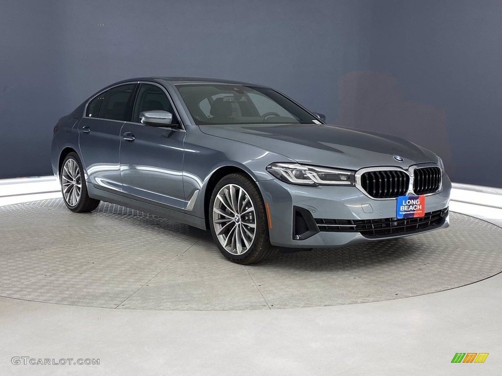 2021 5 Series 530e Sedan - Bluestone Metallic / Black photo #26