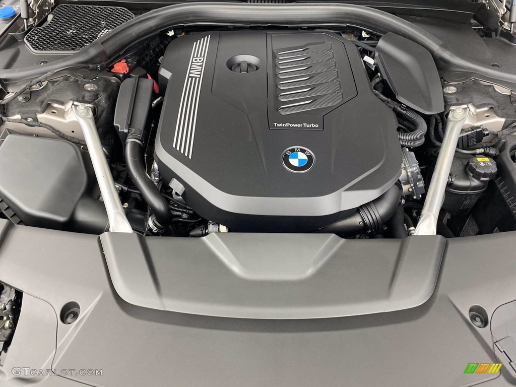2021 7 Series 740i Sedan - Cashmere Silver Metallic / Black photo #9