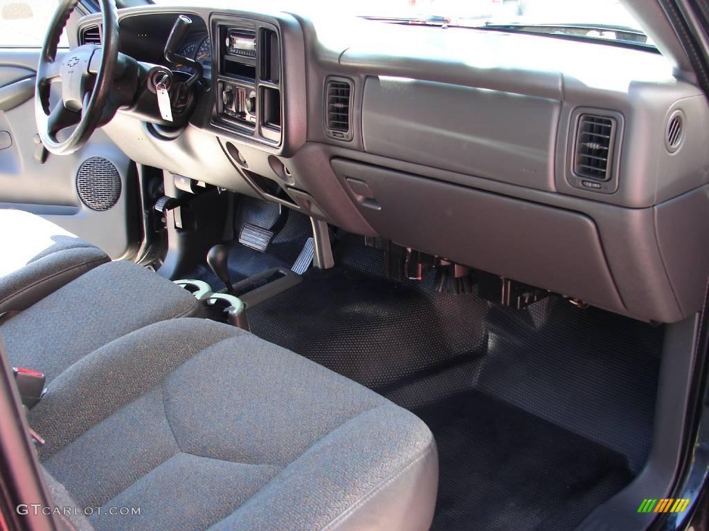 2005 Silverado 1500 Z71 Regular Cab 4x4 - Dark Gray Metallic / Dark Charcoal photo #31