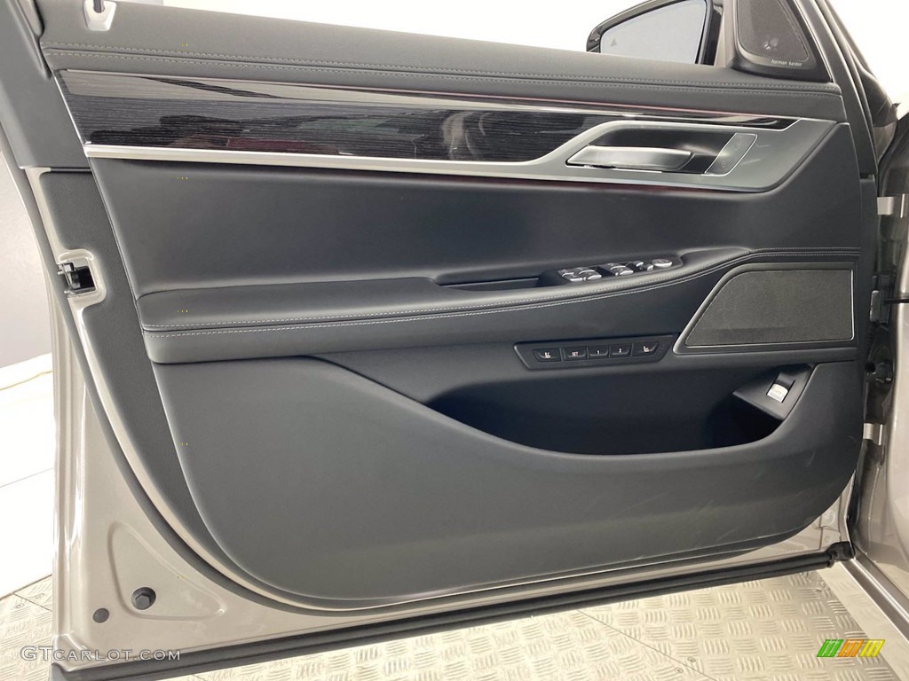 2021 7 Series 740i Sedan - Cashmere Silver Metallic / Black photo #10